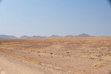 İsrail 'in kuzeyindeki ölü denizin manzarası.