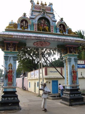 Hindistan 'daki Hindu tapınağı.