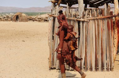 Afrika 'daki Etiyopya Köyü