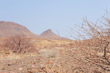 İsrail 'in kuzeyindeki dağların güzel manzarası