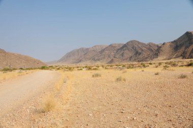 Çölde yol