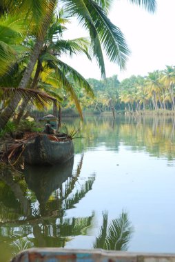 Parktaki nehrin güzel manzarası