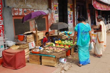 Barselona, İspanya 'nın sokak manzarası
