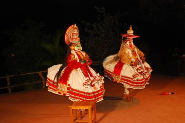Jaipur, Rajasthan, Hindistan 'da geleneksel Hint dansı