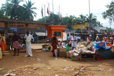 Hindistan 'daki pazar.