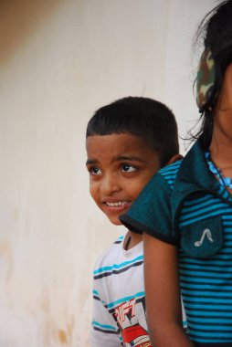 Hindistan 'daki Hintli çocuklar 25 Ağustos 2017