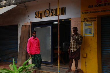 Sri Lanka, Sri Lanka - 12 Ocak 210. Yerel işletme bir ofis..