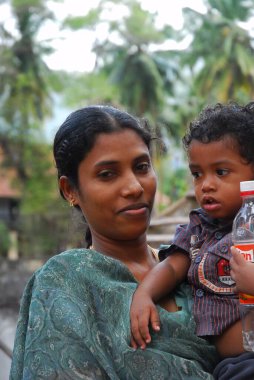 Bir anne ve oğul portresi.