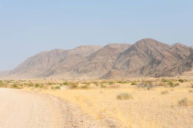 Mısır'da çölde yol