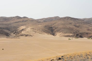 İsrail çölde peyzaj