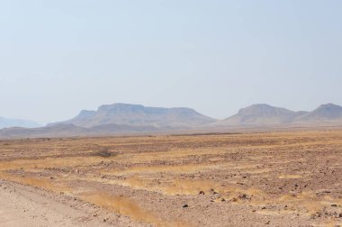 İsrail 'deki Negev Çölü' nde manzara