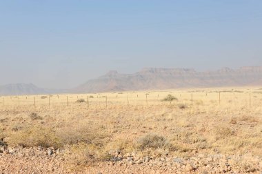 Arkasında bir dağ olan güzel bir manzara.