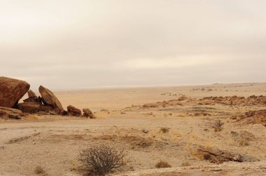 İsrail 'deki Nev Çölü' nün güzel manzarası