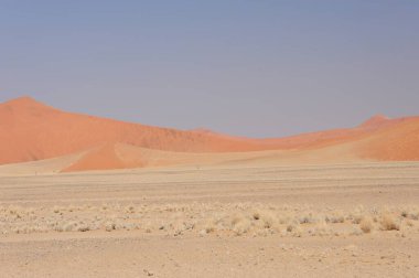 Fas 'taki sahara çölünün güzel manzarası.