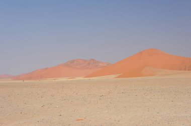 Namibya 'daki namib çölünün manzarası