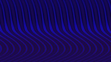 Düzgün çizgileri olan soyut mavi dalga deseni hareket ve derinlik hissi yaratıyor