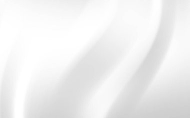 Soyut akan beyaz eğriler çeşitli uygulamalar için pürüzsüz ve sakin bir arkaplan oluşturur