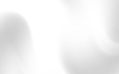 İnce beyaz ve gri tonlara sahip soyut yumuşak eğimli arkaplan, tasarım projeleri için ideal