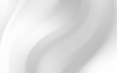 Soyut beyaz dalga desenleri arka planlar için uygun pürüzsüz, akışkan bir doku oluşturur