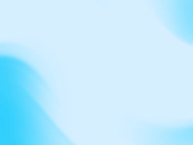 Yumuşak dalgalı soyut mavi ve açık mavi gradyan, tasarım ve dijital projeler için ideal