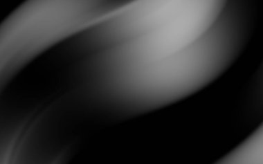 Soyut siyah ve gri dalga deseni arka planlar için uygun pürüzsüz, akışkan bir doku oluşturur