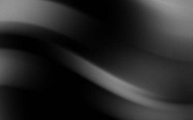 Soyut siyah ve gri dalga desenleri minimalist bir tasarımda hareket ve derinlik hissi yaratıyor.