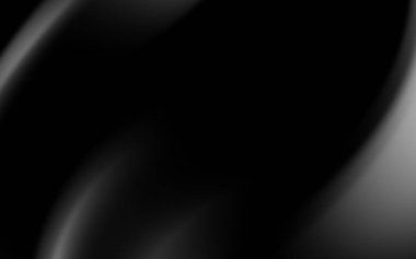 Soyut siyah ve gri dalgalar pürüzsüz akarak pürüzsüz ve zarif bir zemin oluşturur.