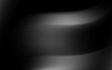 Soyut siyah ve gri dalgalar, sakin bir atmosfere sahip pürüzsüz, akıcı bir doku yaratıyor.
