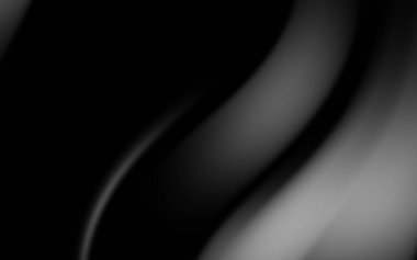 Soyut siyah ve beyaz eğriler pürüzsüz bir akış tasarımı yaratıyor, arkaplan kullanımı için ideal