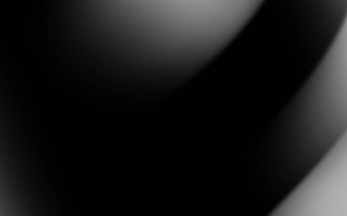 Pürüzsüz eğim ve şekillere sahip soyut siyah ve beyaz tasarım, arkaplan ve dokular için ideal