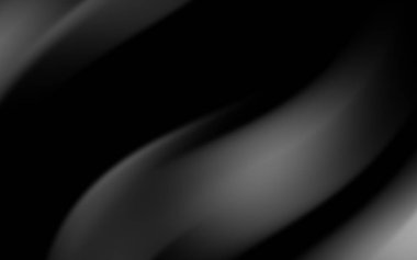 Soyut siyah ve beyaz dalga desenleri arka planlar için uygun pürüzsüz, akışkan bir tasarım yaratıyor