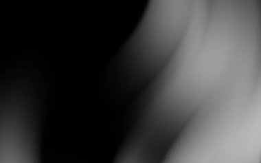 Soyut siyah ve beyaz dalgalar akış duyusu olan pürüzsüz, akıcı bir doku yaratıyor.