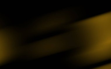 Tasarım kullanımı için pürüzsüz akış şekillerine sahip soyut altın ve siyah gradyan arkaplan