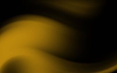 Karanlık bir zemin boyunca akan soyut altın dalga bir hareket ve zerafet hissi yaratıyor.