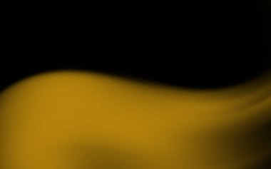 Siyah bir zemin üzerinde akan soyut altın dalga, zarafet ve hareket hissi yaratır.