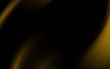 Soyut altın dalgalar zarif bir şekilde koyu bir arkaplana doğru akar, bir zarafet hissi yaratır (1)
