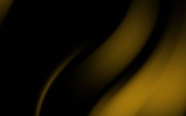Soyut altın dalgalar zarif bir şekilde koyu bir arkaplana doğru akar, bir zarafet hissi yaratır (2)