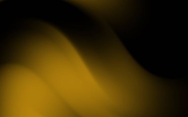 Soyut altın dalgalar zarif bir şekilde karanlık bir arkaplana doğru akarak hareket hissi yaratıyor.