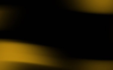 Karanlık bir zemin üzerinde akan soyut altın dalgalar bir hareket ve zerafet hissi yaratıyor.