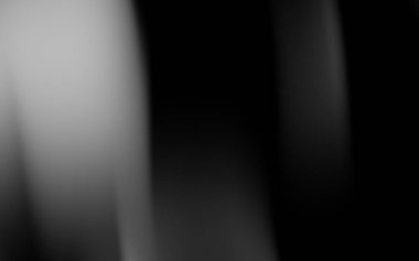 Soyut gri ölçekli görüntü, ışık ve gölgedeki pürüzsüz eğimleri ve yumuşak geçişleri gösterir