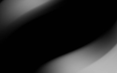 Soyut monokrom dalga deseni, minimalist bir tasarımda pürüzsüz gradyan ve dinamik akış gösterir.