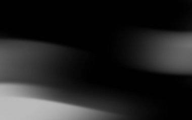 Soyut monokrom dalgaları minimalist bir ortamda dinamik bir görsel akış yaratıyor.