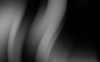 Soyut monokrom dalgaları koyu bir arkaplan boyunca zarifçe akıyor, sakin bir atmosfer yaratıyor.