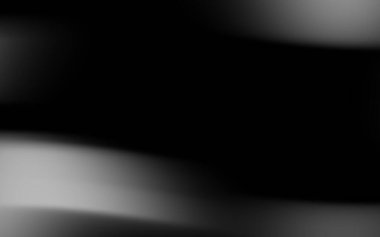 Düz eğimli soyut monokrom dalgaları dingin ve modern bir atmosfer yaratıyor.