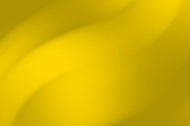 Pürüzsüz eğriler ve eğimlerle soyut sarı arkaplan, tasarım ve yaratıcı projeler için ideal