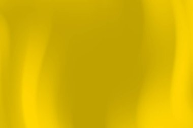 Pürüzsüz kıvrımları olan soyut sarı arkaplan, yaratıcı projeler ve tasarımlar için ideal