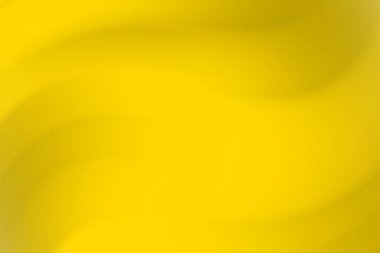 Pürüzsüz dalgalarla soyut sarı zemin canlı ve neşeli bir atmosfer yaratıyor.