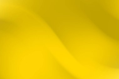 Pürüzsüz eğrileri olan parlak sarı soyut arkaplan, tasarım ve sanatsal projeler için ideal