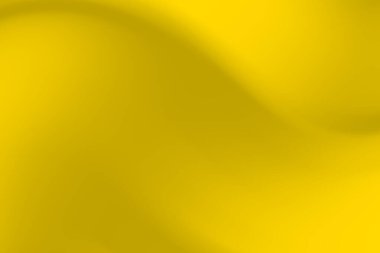 Pürüzsüz eğrileri olan parlak sarı soyut arkaplan, yaratıcı tasarım projeleri için ideal