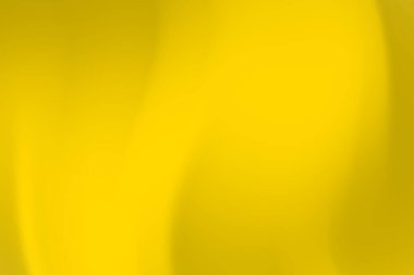 Pürüzsüz kıvrımları ve yumuşak eğimleri olan parlak sarı soyut arkaplan